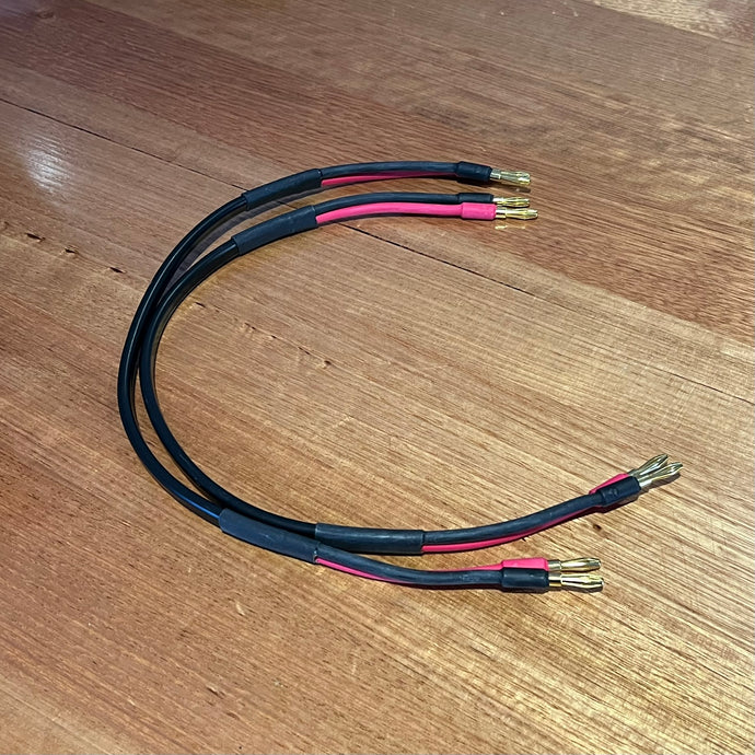 500mm - 11 AWG - Speaker Cable - Pair - USED