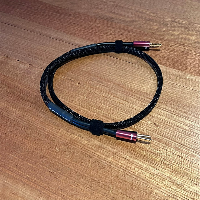 1m - 11 AWG - Krix Plugs - Speaker Cable - Single - DEMO