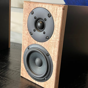 Mercury Bookshelf Speaker Pair - Hardwood Baffle - Demo