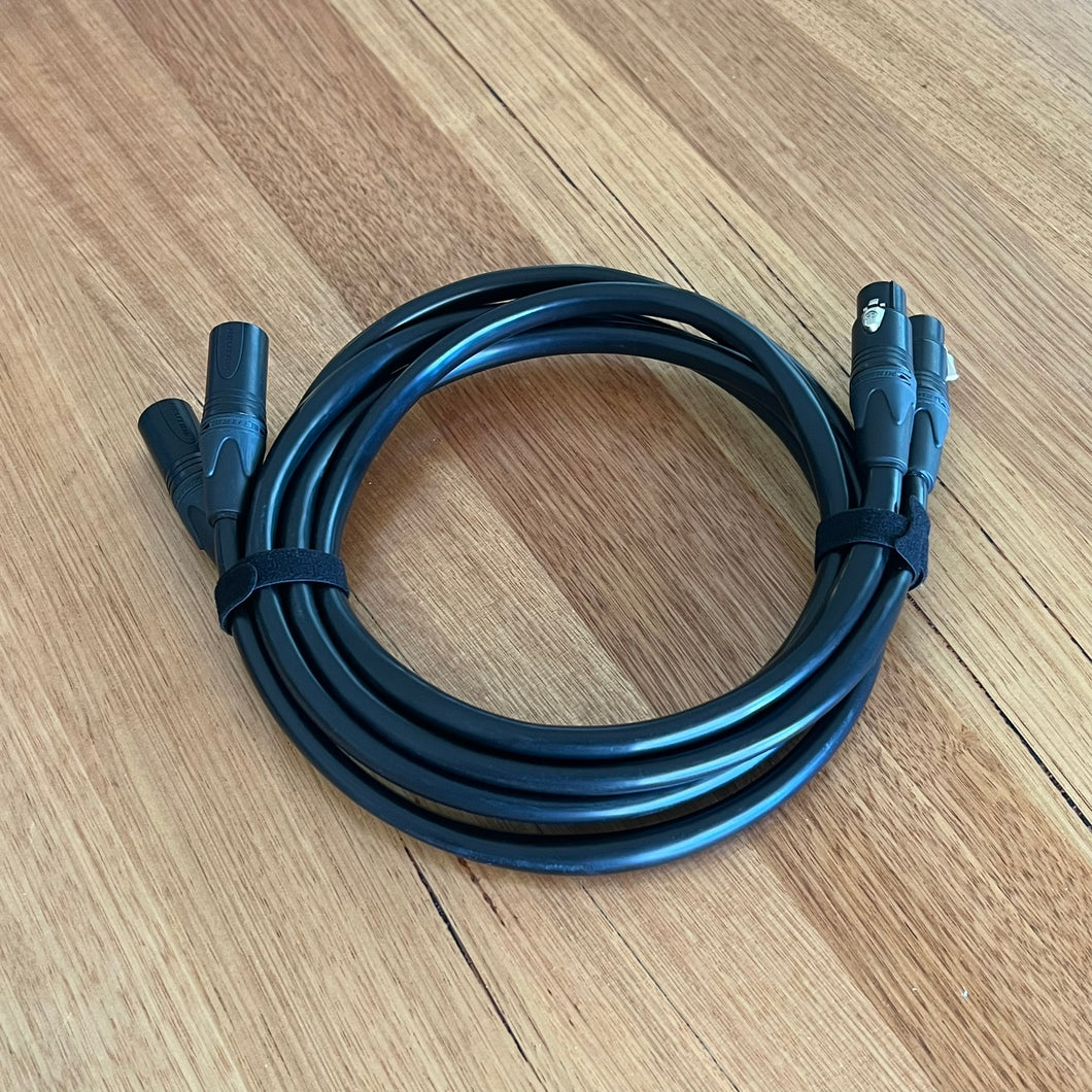 2m - Naked Greek God XLR Interconnects - Pair - Trade In